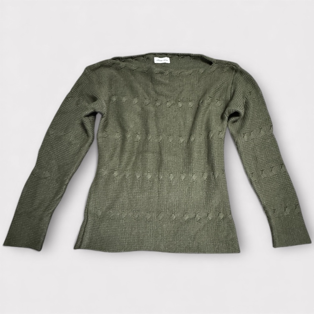 Lovers + Friends Olive Knit Sweater Size Small